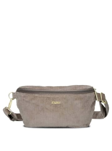 Zwei Mademoiselle MH4 - Gürteltasche 25 cm (leo) in cord-mocca