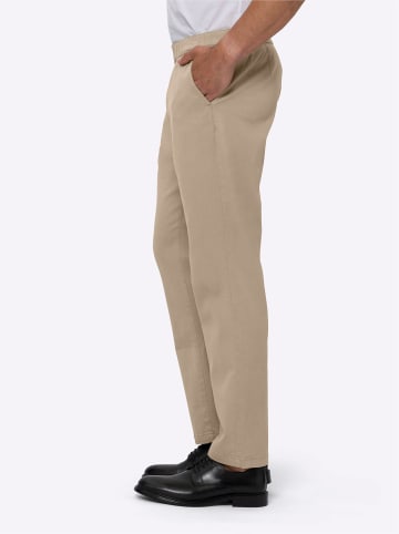 Sieh an! Schlupfjeans in beige