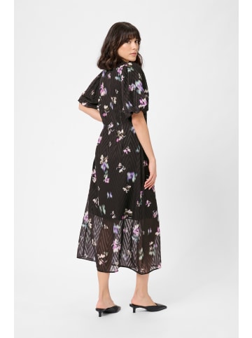 Kaffe Kleid KAclaire Tight fit in Black Coffee/Multi col.Flowers