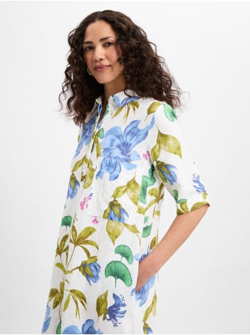 Marie Lund Kleid in oliv mehrfarbig - 0044