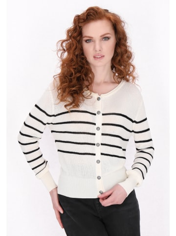 DreiMaster Vintage Women Cardigan in offwhite black