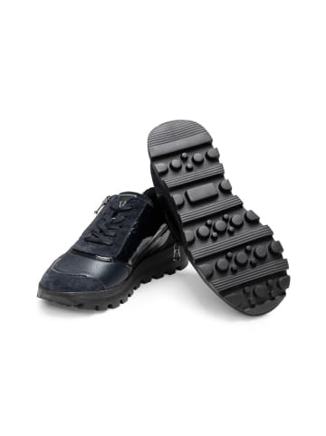 VITAFORM Echt Leder & vitaform Stretch Sneaker in marine