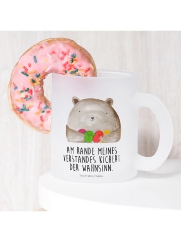 Mr. & Mrs. Panda Becher Bär Gefühl mit Spruch in Transparent