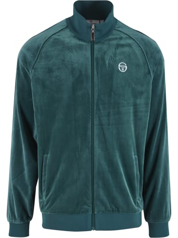 Sergio Tacchini Track Jacket in rain forest/white
