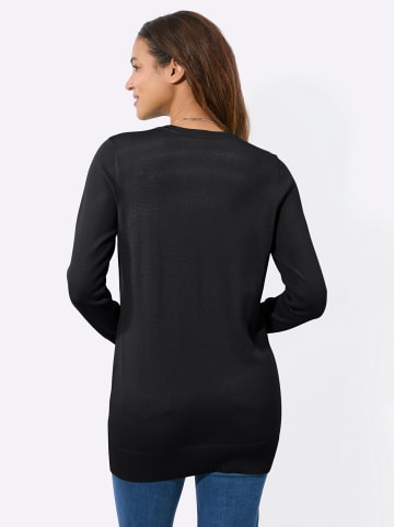 WITT WEIDEN Longpullover in schwarz