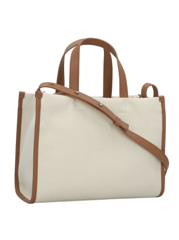 Lacoste Heritage Canvas Handtasche 27 cm natural tan