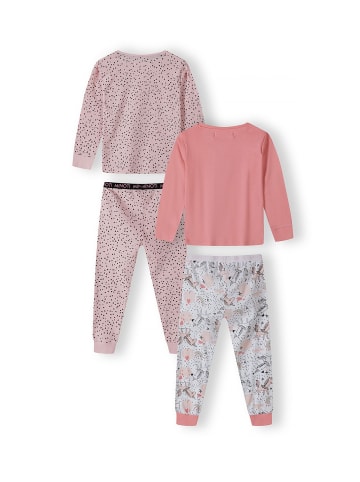 Minoti 2er. Set: Schlafanzug AW23PJ5 in pink