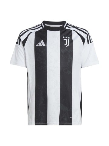 adidas Juventus Turin Fußball - Jr. Heimtrikot 24/25 (white/black, 176) in white/black