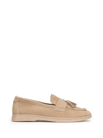 Wittchen Wildleder-Mokassins Für Damen Mit Quaste in Beige