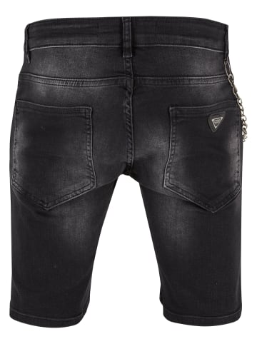 2Y Studios Jeans-Shorts in black