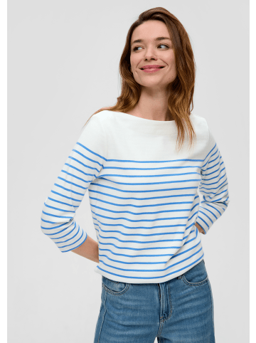 s.Oliver Sweatshirt 3/4 Arm in Blau