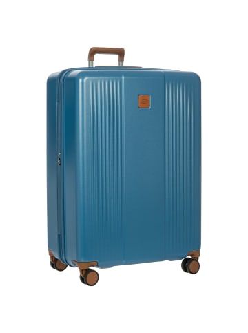 BRIC`s Ferrara - 4-Rollen-Trolley L 77 cm erw. (green) in denim