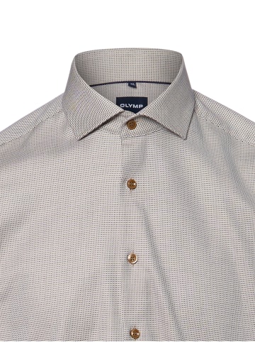 OLYMP LEVEL 5 Hemd in beige marine