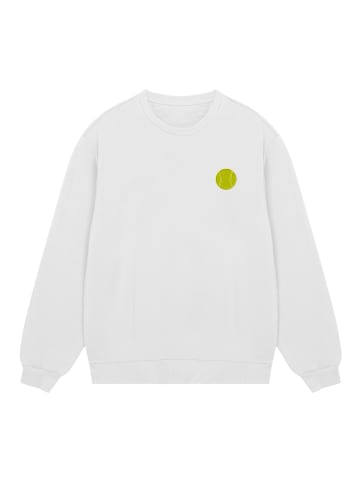 F4NT4STIC Sweatshirt Tennis Bestickt in off-white