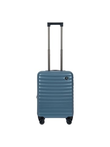 BRIC`s Nausicaa 4 Rollen Kabinentrolley 55 cm mit Dehnfalte grey blue
