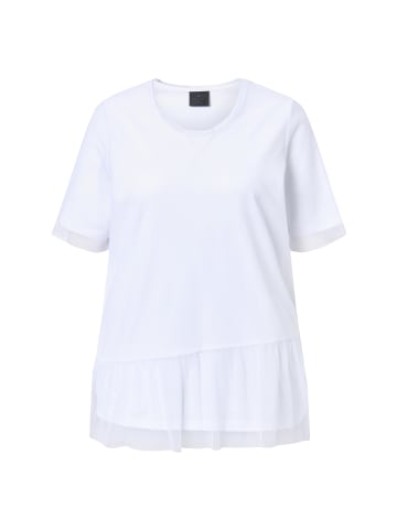 Ulla Popken Shirt in schneeweiß