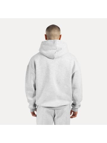 SMILODOX Hoodie Kayson in Grau Melange