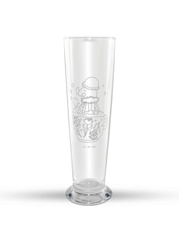 Mr. & Mrs. Panda Weißbierglas Nachtfalter Schaumbad ohne Spruch in Transparent