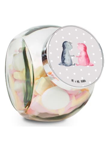 Mr. & Mrs. Panda gewürzglas Axolotl Liebe ohne Spruch in Grau Pastell