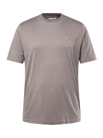 Men Plus Kurzarm T-Shirt in grau