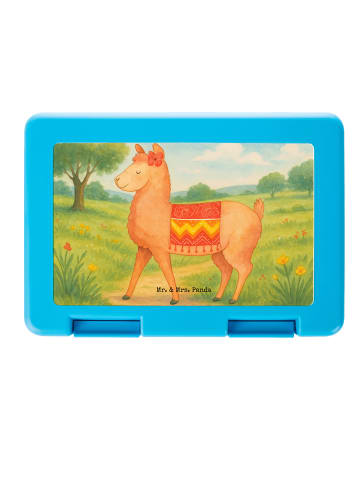 Mr. & Mrs. Panda Brotzeitdose Alpaka Stolz Design ohne Spruch in Weiß