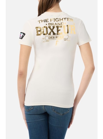 Boxeur des Rues T-Shirt Iconic Logo in Butter