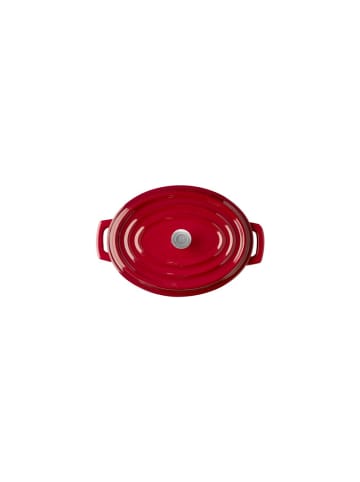 APS Mini-Topf 5 STARS in rot - 14,5 x 11,5 cm, H: 6,5 cm 0,45 Liter