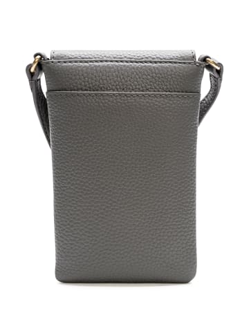 Lazarotti Bologna Leather Handytasche Leder 10 cm in grey