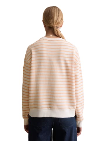 Marc O'Polo DENIM Streifen-Sweatshirt oversize in Light Orange