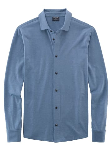 OLYMP  Langarm FreizeitHemd für Herren in mittel_blau