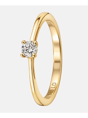 Diamant L'éternel Ring aus 585 Gelbgold mit 0.15 Karat Diamant