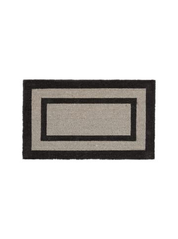 relaxdays Fußmatte in Grau - (B)75 x (T)45 cm
