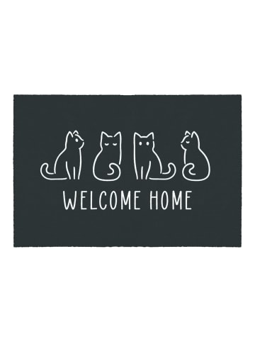 GMD Living Fußmatte WALTROP "Welcome Home" in Farbe Anthrazit