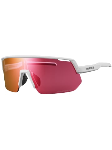 SHIMANO Fahrrad- Sonnenbrille TECHNIUM 2 L Ridescape Road in weiß