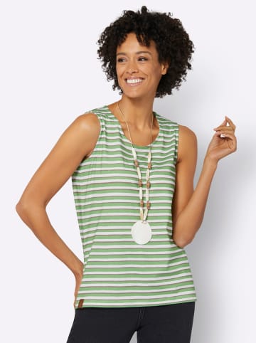 WITT WEIDEN Shirttop in apfel-weiß-geringelt