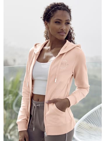 H.I.S Kapuzensweatjacke in salmon