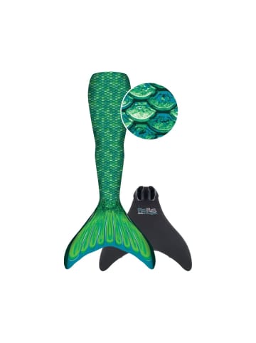 XTREM Toys & Sports Schwimmflosse Fin Fun Meerjungfrau, grün, S/M, ab 6 Jahre