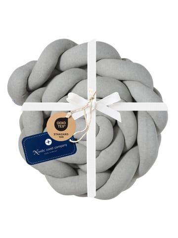 nordic coast company Bettschlange geflochten, waschbar, feste Enden, extra breit Jersey