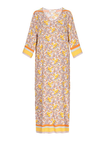 gaya Women Dress in Yellow Multicolor