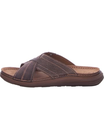 Fischer Markenschuh Pantolette in braun