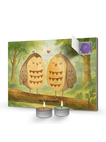 Mr. & Mrs. Panda adventskalender duftkerzen Eulen Liebe Design o... in Weiß