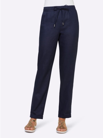 Heine Leinenhose in marine