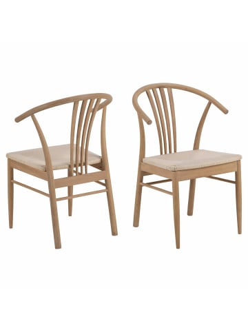ebuy24 Esszimmerstuhl York Weiß 2er Set