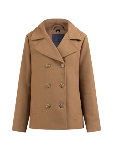 DreiMaster Damen Übergangscaban Aus Wollgemisch in Sand