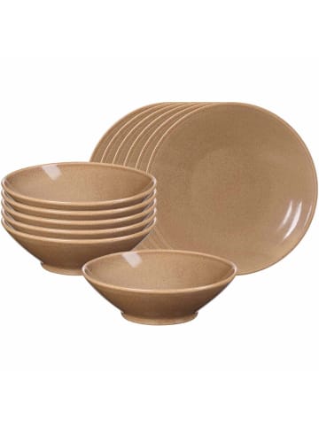 Ritzenhoff & Breker 12er Set Tafelservice Sahara in Hellbraun