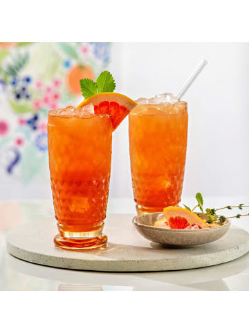 Villeroy & Boch 4er Set Longdrinkgläser Boston Coloured 400 ml in Saffron