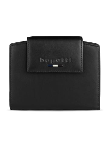 Bugatti Romeo Geldbörse RFID Schutz Leder 9 cm schwarz