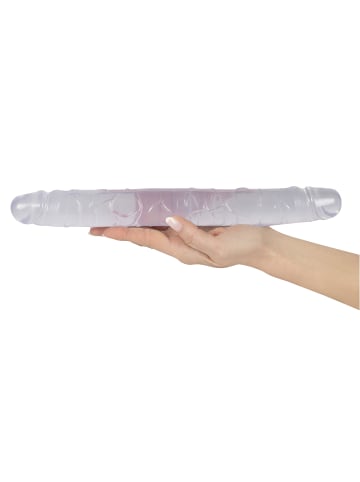 Crystal Clear Doppeldildo Double Dildo in transparent