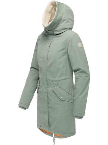 ragwear Wintermantel Coogle YOUMODO in Dusty Green