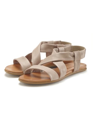 LASCANA Sandale in beige